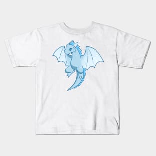 Chibi Blue Wyvern Kids T-Shirt